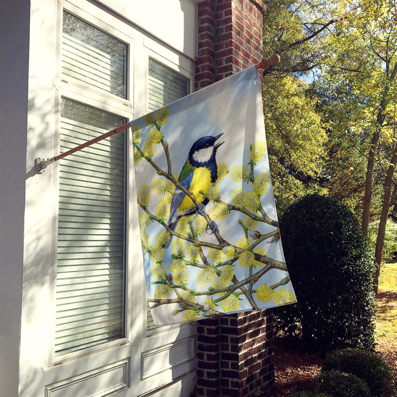 Polyester à 2 côtés 40 x 28 po drapeau maison Eurasian