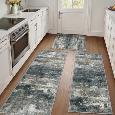 Machine Washable Anti-Slip Water Resistant Kitchen Mat