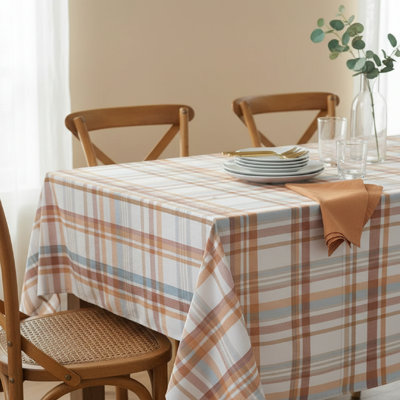 Haight Cotton Table Cloth 52" X 72" Plaid
