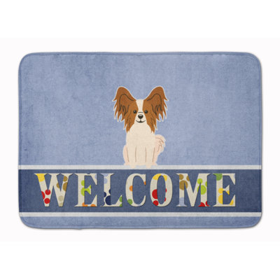 Tapis pour salle de bain Papillon