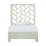 Silas King Platform Bed, Light Blue