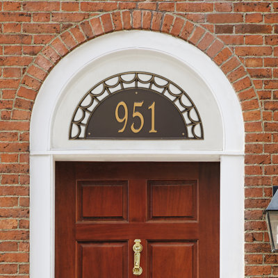Plaque d'adresse murale 1 ligne Signature Series