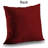 Red City Under Umbrella Throw Pillow - Contemporary – Poly Twill Throw Pillow with Insert, Double-Sided Print