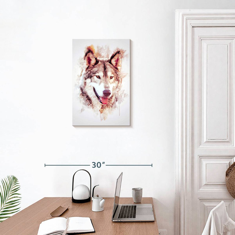Brampt Wolf's Head, 24" H x 16" W