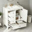 Meuble-lavabo 30 po avec lavabo, 1 armoire et 3 tiroirs-129021311