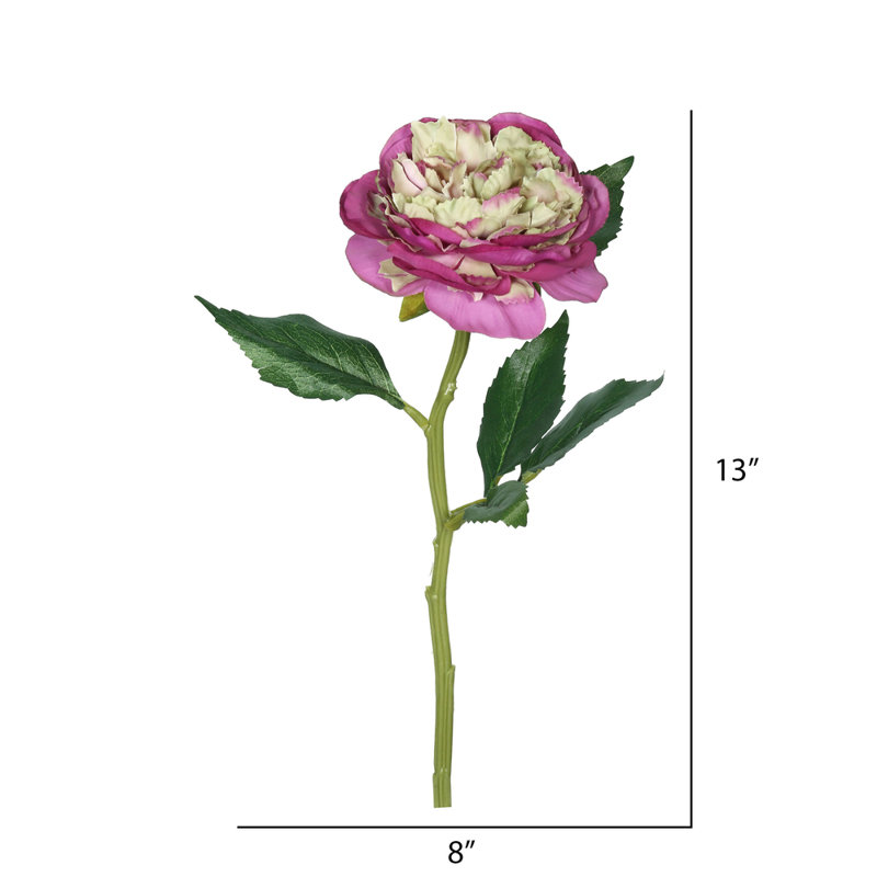 Tige de pivoine artificielle, Mauve