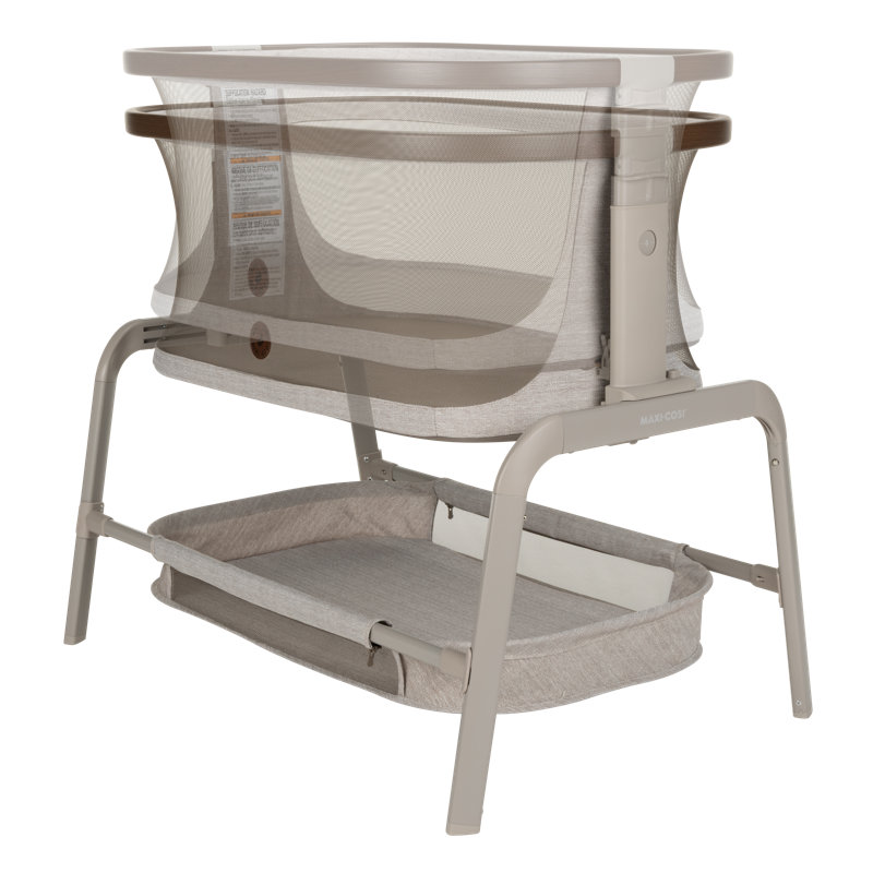 Iora Height Adjustable and Foldable Bassinet, Classic Truffle