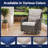 Carolina 22 x 25 inch Outdoor Cushion For High Back Chair, 4 inch Thick Outdoor Replacement Cushion, Patio Wicker Chair Cushion Set-101054796-108258322