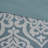 8 Piece Jacquard Comforter Set Aqua/Silver King-117492978-117492981