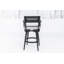 Tabourets de patio (ensemble de 2) - Chaises de bar pivotantes à 360 ° d'extérieur avec coussin Sunbrella, structure en aluminium résistant à la rouille et repose-pieds intégré - Noir Ember