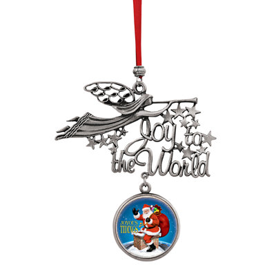 3.6'' Metal People Holiday Shaped Ornament