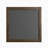 30X30" Modern Wood Square Flat Mirror