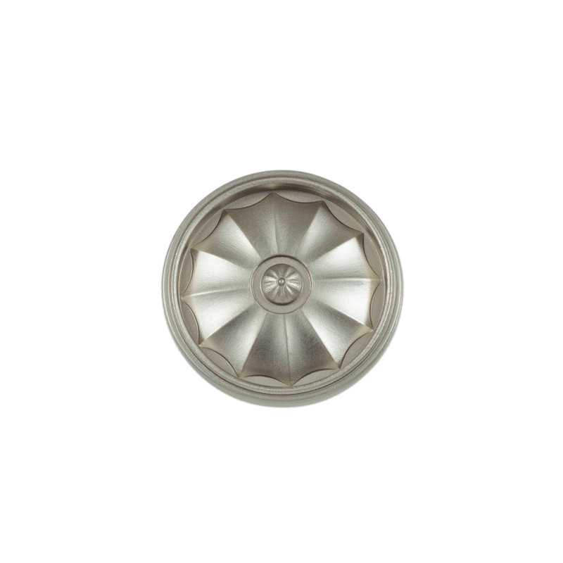 Flare 1-1/4" Satin Nickel Round Knob Multipack, 1.25"