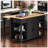 Extendable Kitchen Island with Dining Table, Storage, and Power Outlet, Perfect for Small Spaces and Multifunctional Use-1652572152