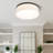 12 Inch Semi Flush Mount Ceiling Light, 24w 5cct Dimmable Led