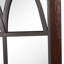 Miroir mural arqué pour fenêtre, H 37,5 po x l 24 po, brun-1593044707
