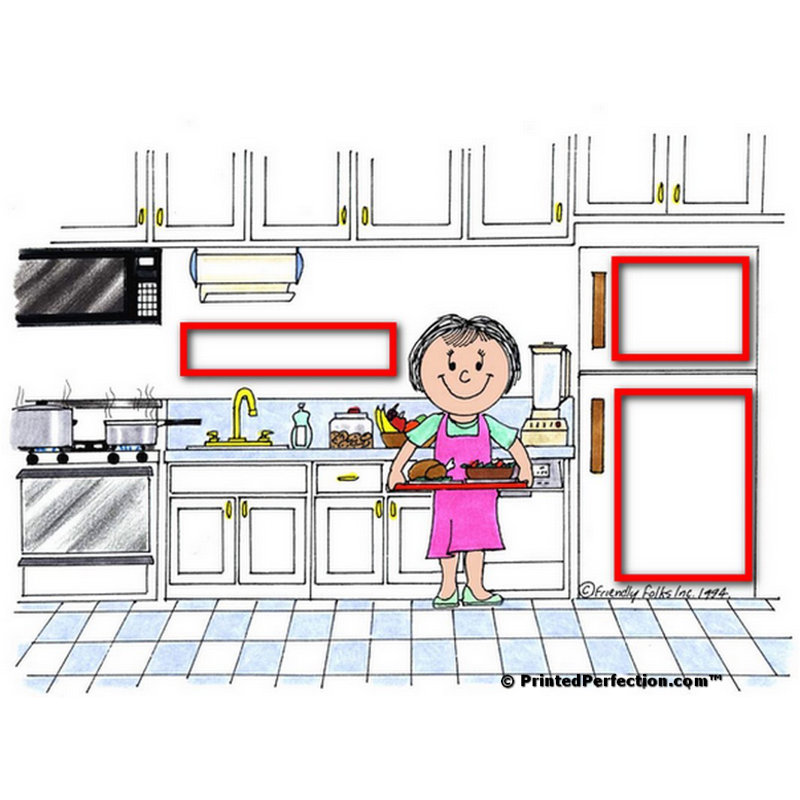 Magnet en acrylique personnalisé Chef - Femme, sans chapeau - Grand cadeau!, Oui