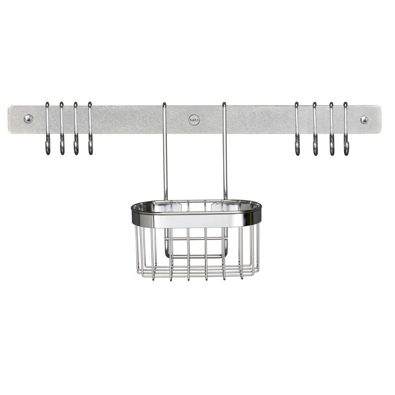 Metal Utensil Crock, Grey