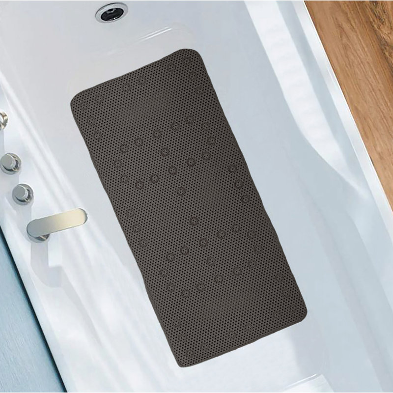Tapis de douche en mousse Aalasia, Chocolat