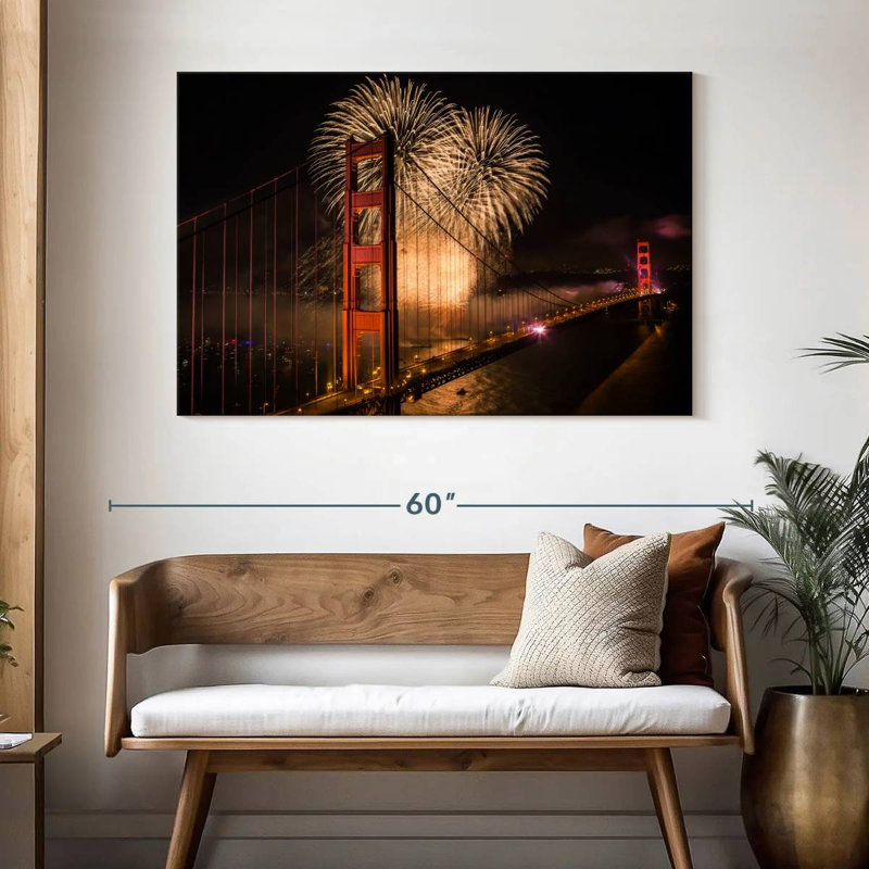 Lilie Golden Gate Bridge Celebration, 32" H x 48" W
