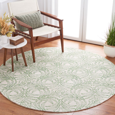 Jalayiah Hand Tufted Performance Floral Rug