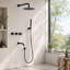 Système de douche complet thermostatique mural 13,78 "avec valve brute-90026003