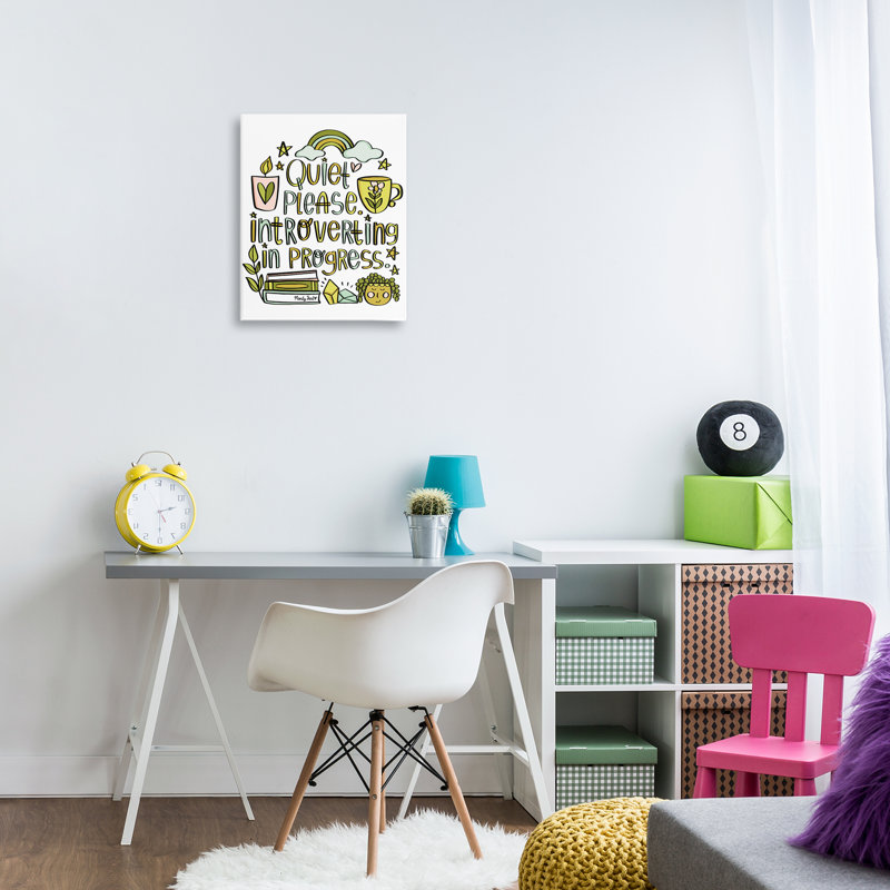 Introverting In Progress Canvas, design by Mandy Ford Art + Illustration, 20" H x 16" W