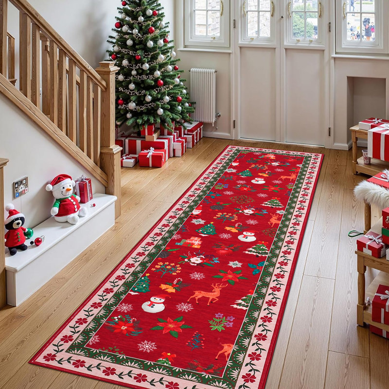 Rectangle Washable Area Rug, 60*180cm