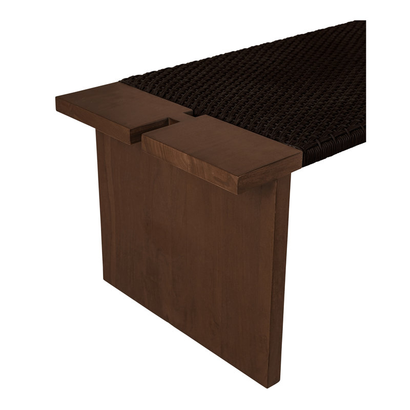 Solid Wood Teak Outdoor Bench
