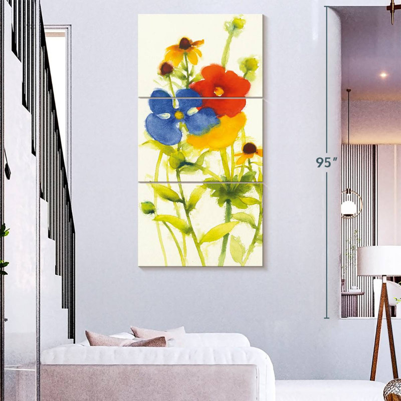 Americana Meadow II, 80" H x 39" W