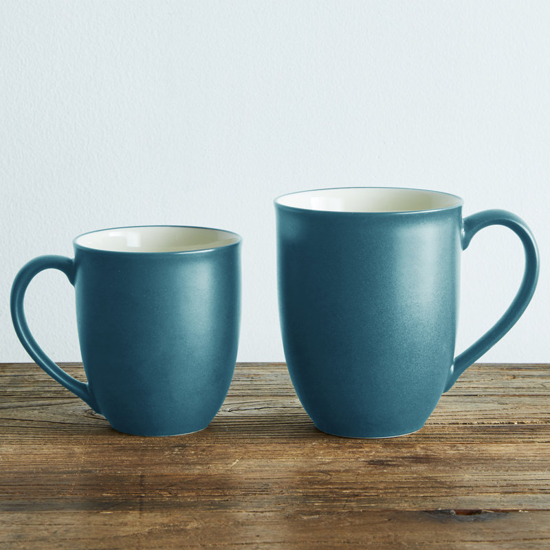 18 tasses Noritake Colorwave XL, Turquoise