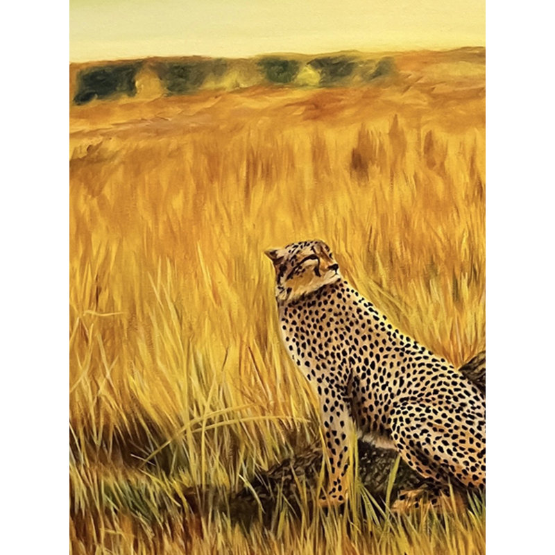 Cheetah Coalition  | Acrylic On Canvas | By Deekshaâ Chauhan