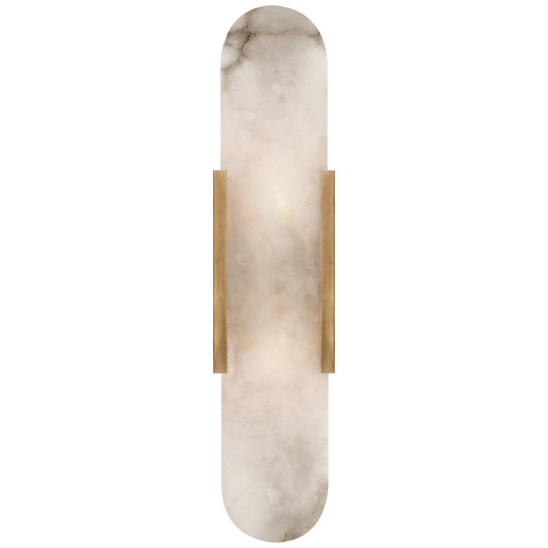 Kelly Wearstler Melange Elongated Sconce, Antique-Burnished Brass