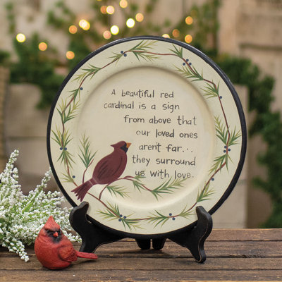 Solid Wood Decorative Plate - Set of 1