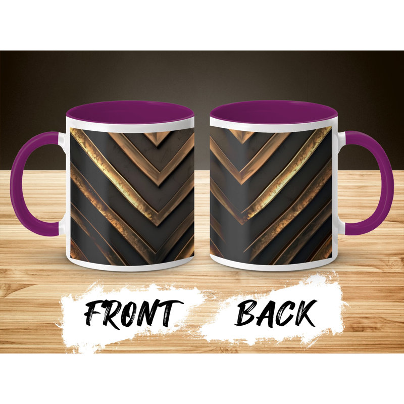 Ceramic Coffee Mug, Purple