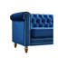 Canapé Chesterfield en velours 84,65 po