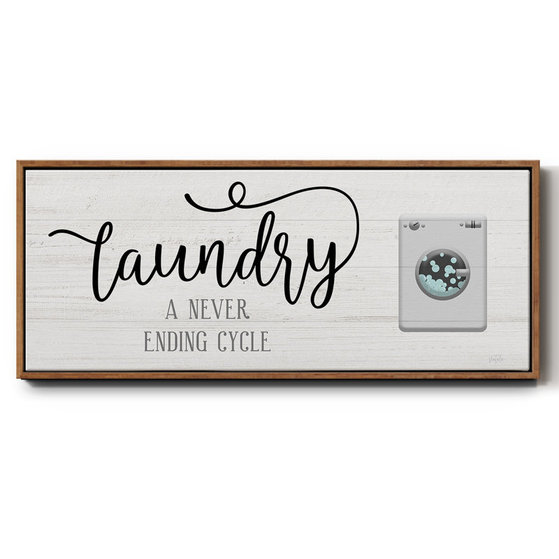 «Never Ending Laundry», toile encadrée