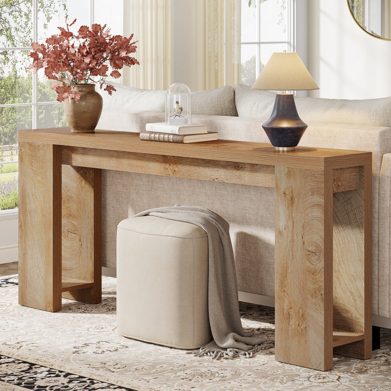 Dyron 70.9" Long Console Table, Brown