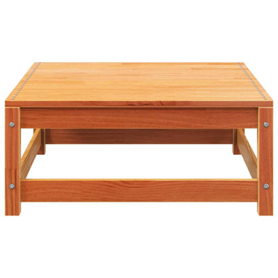 Ophelia & Co. Patio Sofa With Footstool 2-Seater Solid Wood Pine by Ophelia & Co.