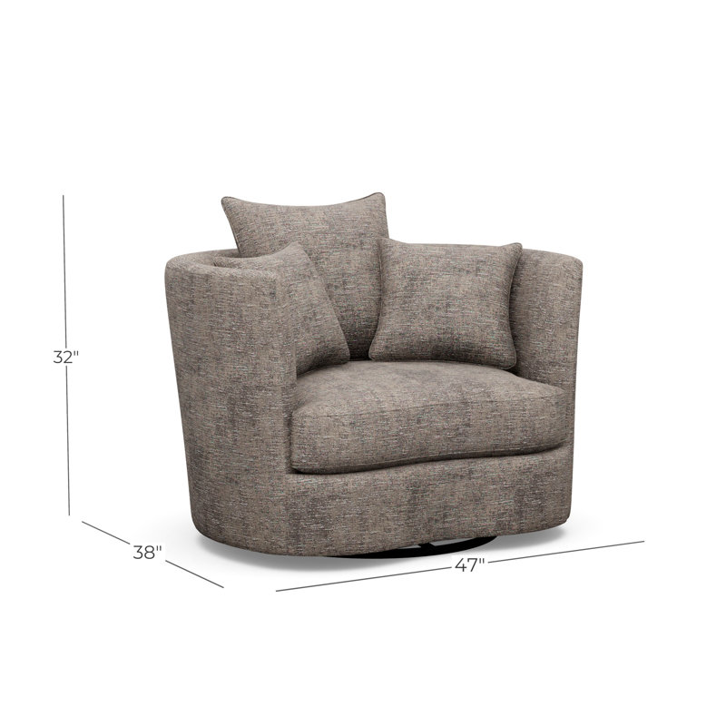 Bruno Swivel Barrel Chair, 9637-86