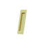 Deltana FP7178U19 Flush Pull, Rectangular, HD, 7" x 1-7/8" x 3/8", Solid Brass in Paint Black-761434802