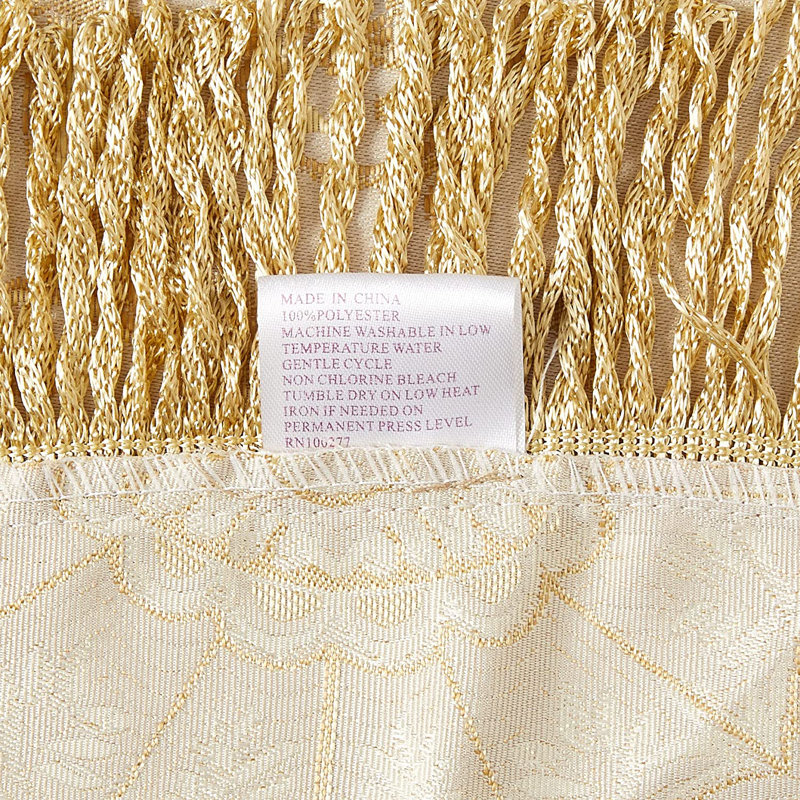 Bloch Floral Tablecloth, Beige, 90" W Round