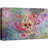 Skull and Flowers on Abstract Background Gallery Wrap Modern Home Art-94537450