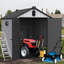 6X8ft Garden Outillage en plastique - Remise de jardin spacieuse et pratique pour le rangement