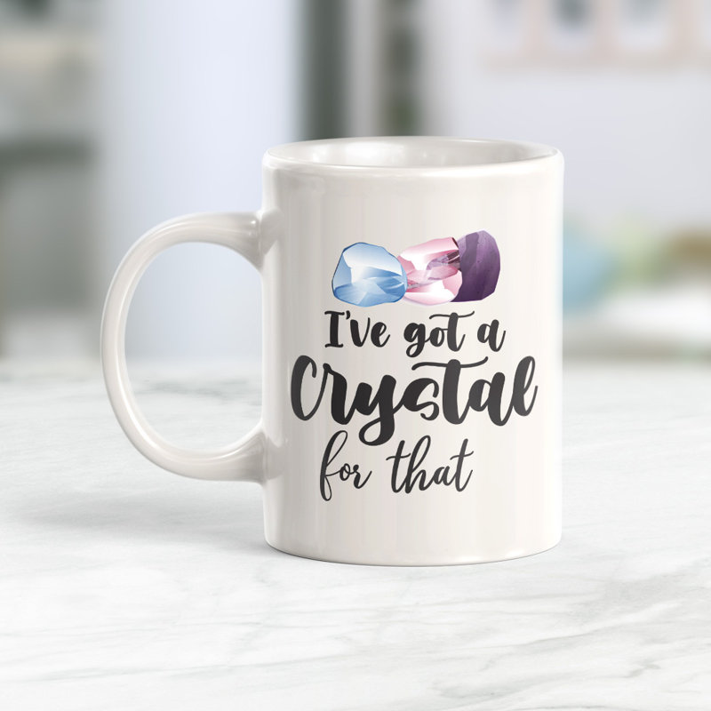 J’ai un cristal pour cette tasse à café, 11 oz, Plastique