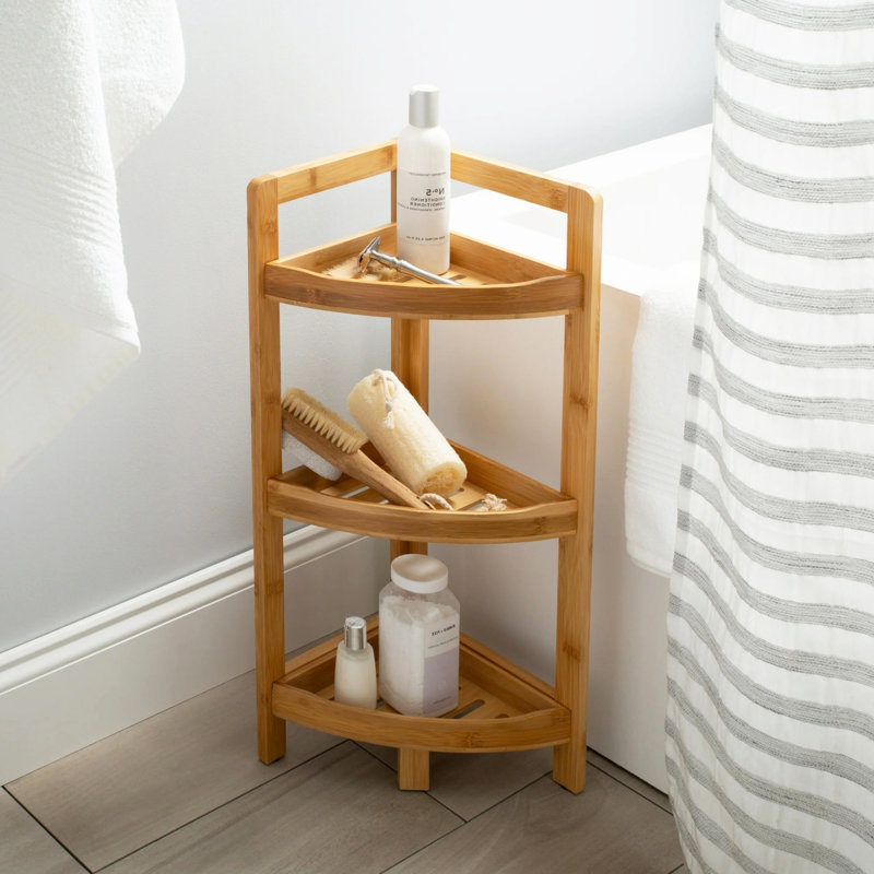 Caitlan Solid Wood Bathroom Shelves