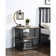 Zudora Antique Oak & Black Finish Nightstand