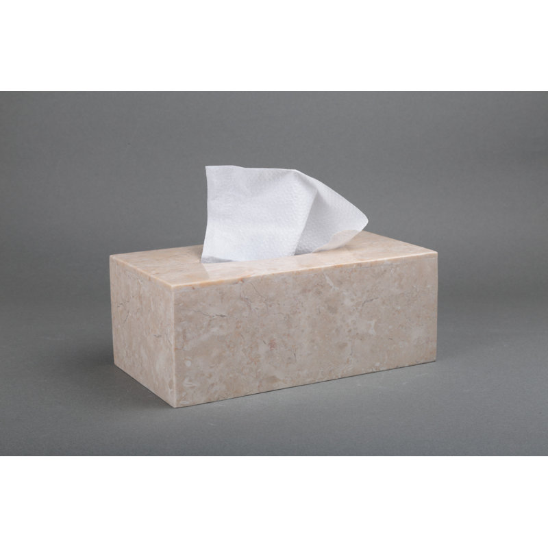 Rainsville Marble Tissue Box Cover