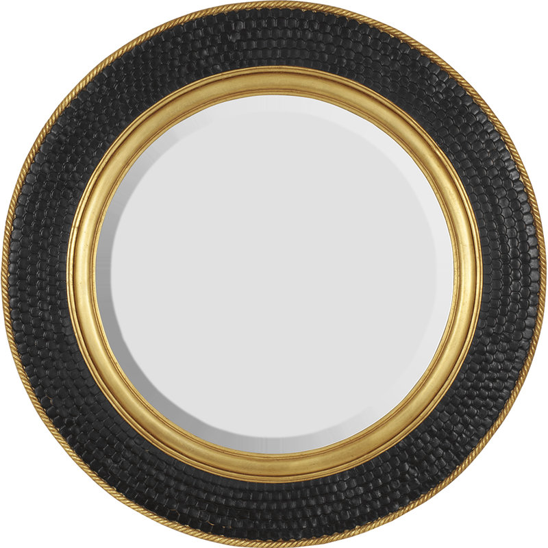 Flat Beveled Wall Mirror, 42" x 42"