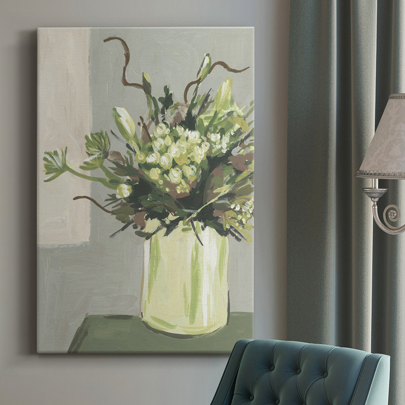 " Elegant Floral I ", 32" W x 48" H